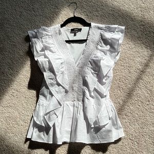 Lulu’s In A Ruffle Hook and Eye Top